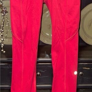 Lululemon Athletica Vibrant Red Leggings
